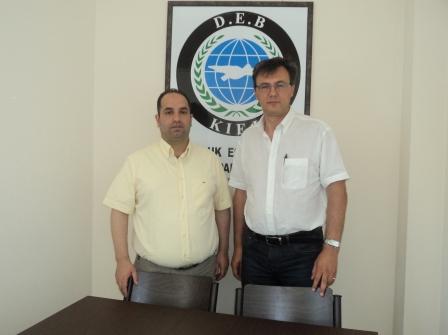 ABTTF Başkanı Halit Habipoğlu DEB Partisi’ni ziyaret etti